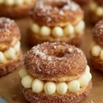 Cinnamon Sugar Donut Sandwiches First Image