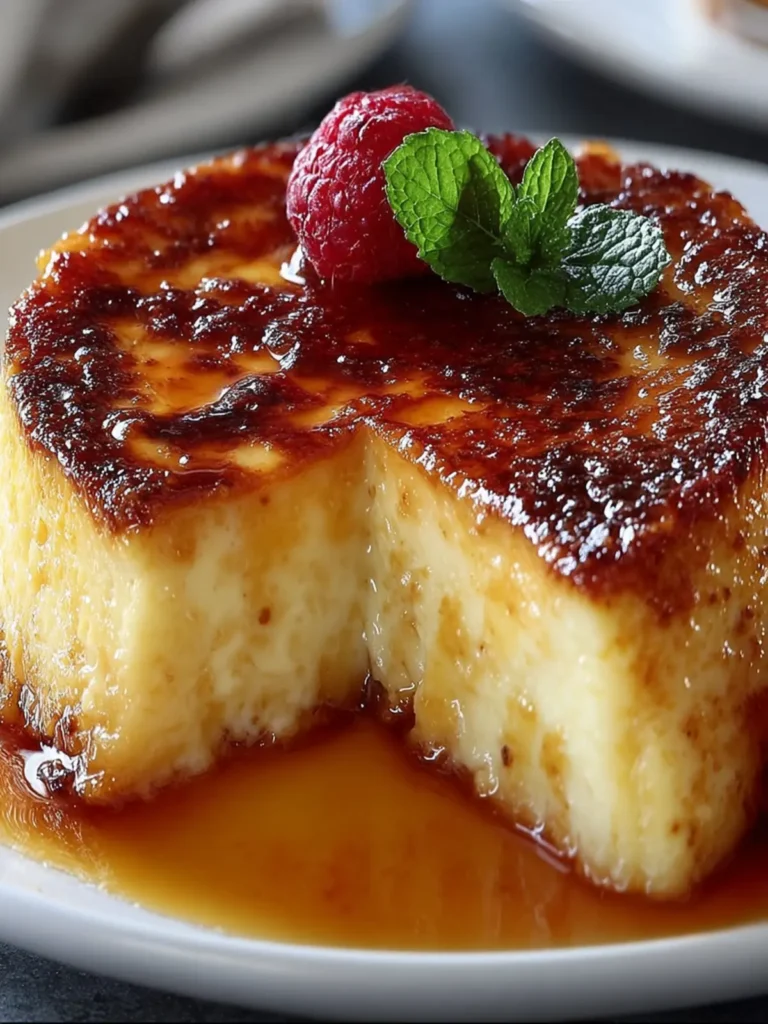 Caramelized Spanish Flan Dessert First Image