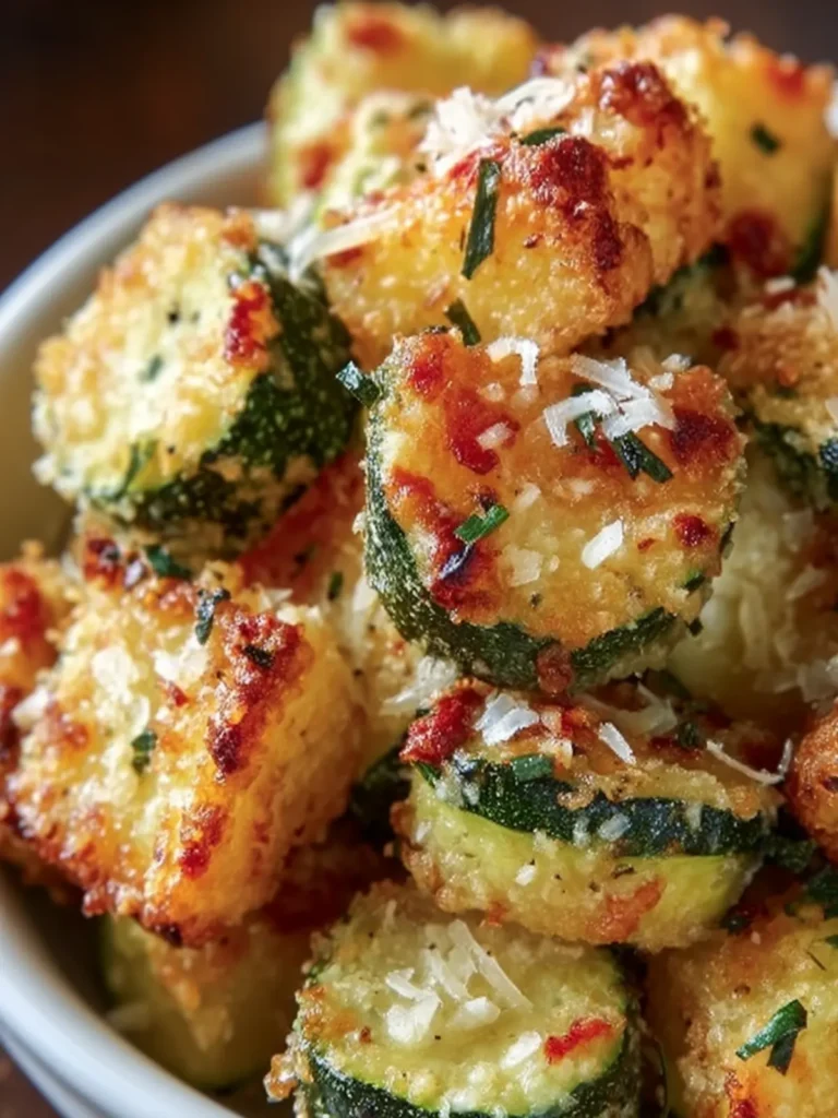 Crispy Parmesan Zucchini Bites First Image