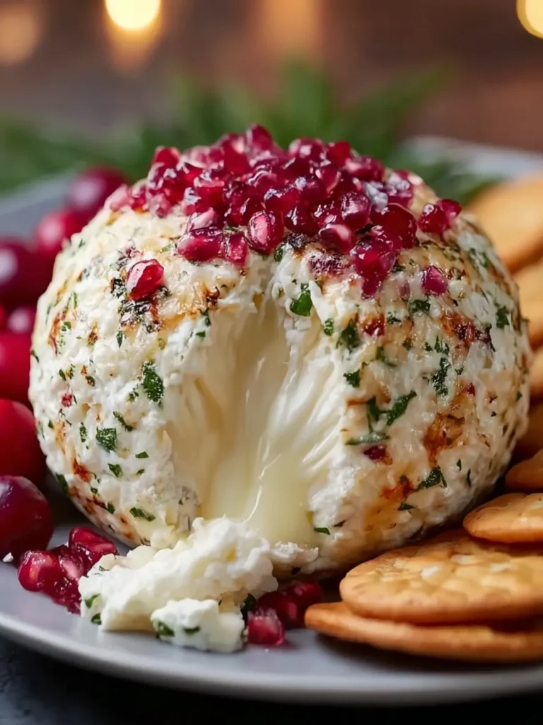 Fancy Christmas Cheese Ball First Image