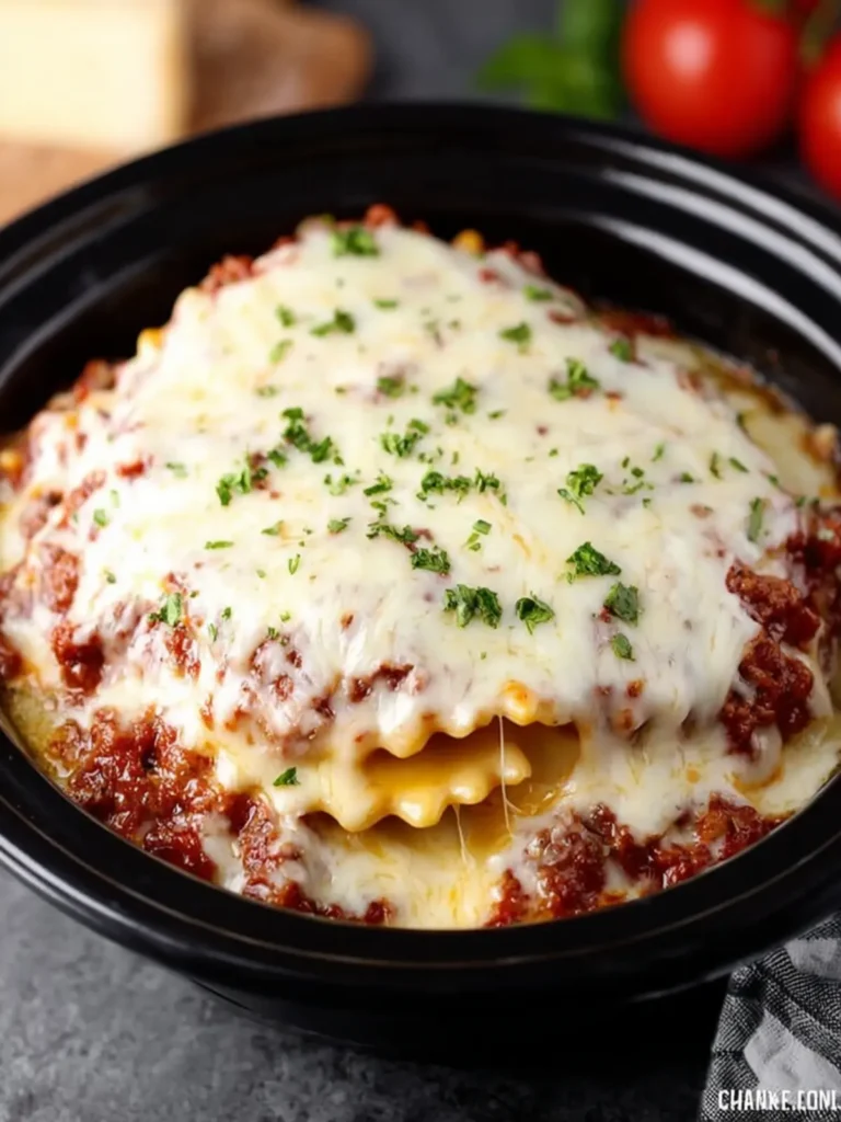 Crockpot Ravioli Lasagna Recipe First Image