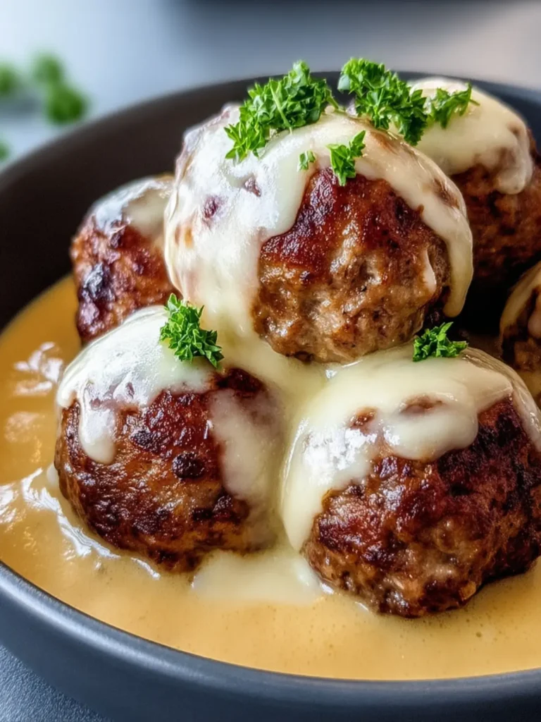Cheesy Swedish Meatballs Delight First Image