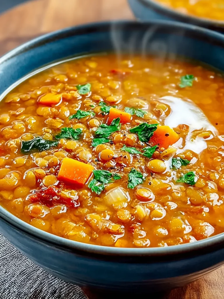 Cozy Lentil Soup Recipe – A Warm Bowl of Comfort First Image
