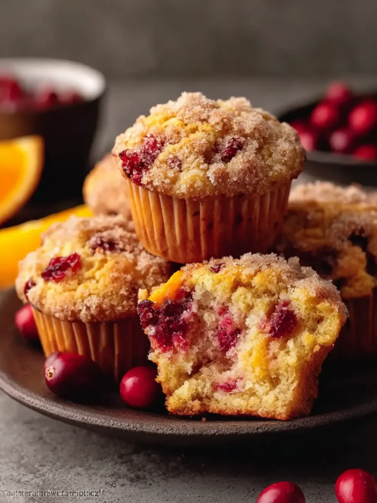 Cranberry Orange Muffins First Image