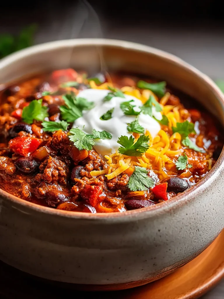 Irresistible High Protein Chili Recipe for Ultimate Comfort First Image