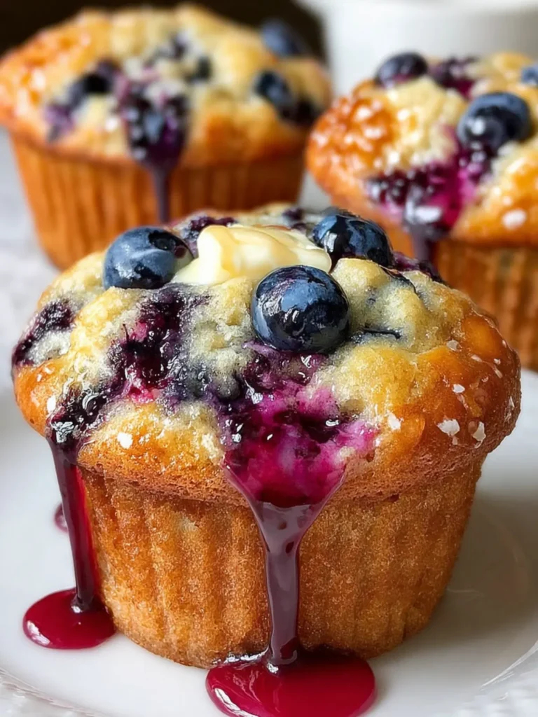 Blueberry Oatmeal Muffins First Image