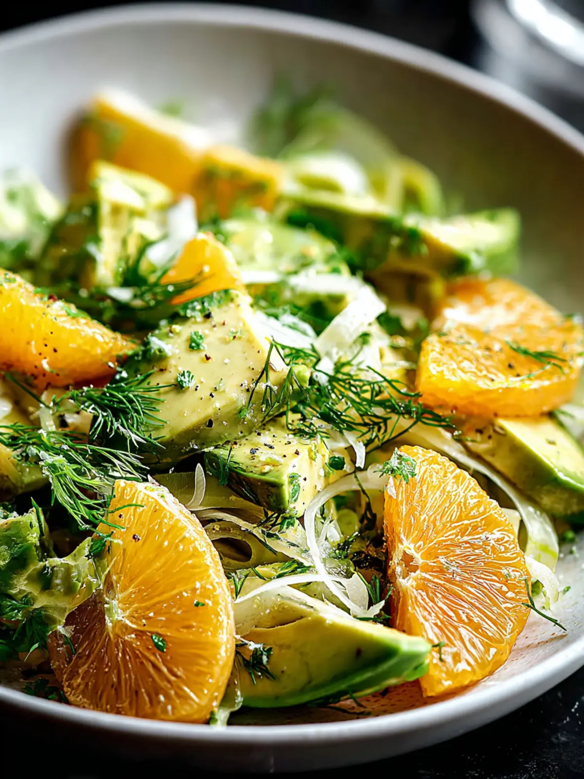 Refreshing Citrus Fennel Avocado Salad Recipe Delight First Image