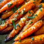 Parmesan Garlic Roasted Carrots – Easy Side Dish First Image