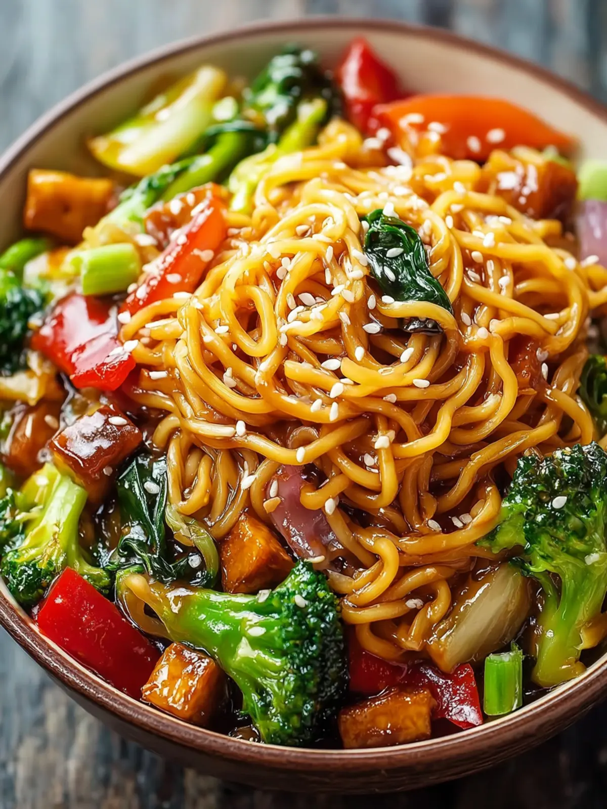 Vegan Teriyaki Noodle Bowl First Image