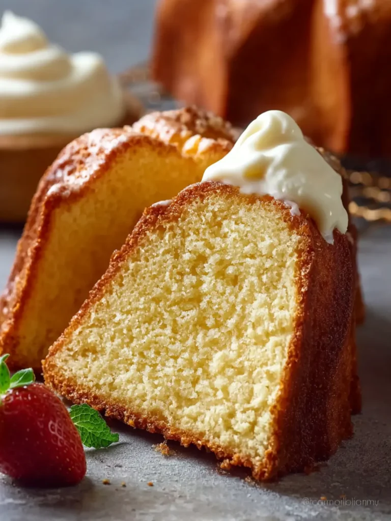 Sour Cream Pound Cake Recipe First Image