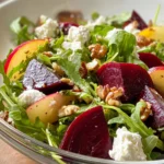 Roasted Beet and Arugula Salad with Goat Cheese First Image