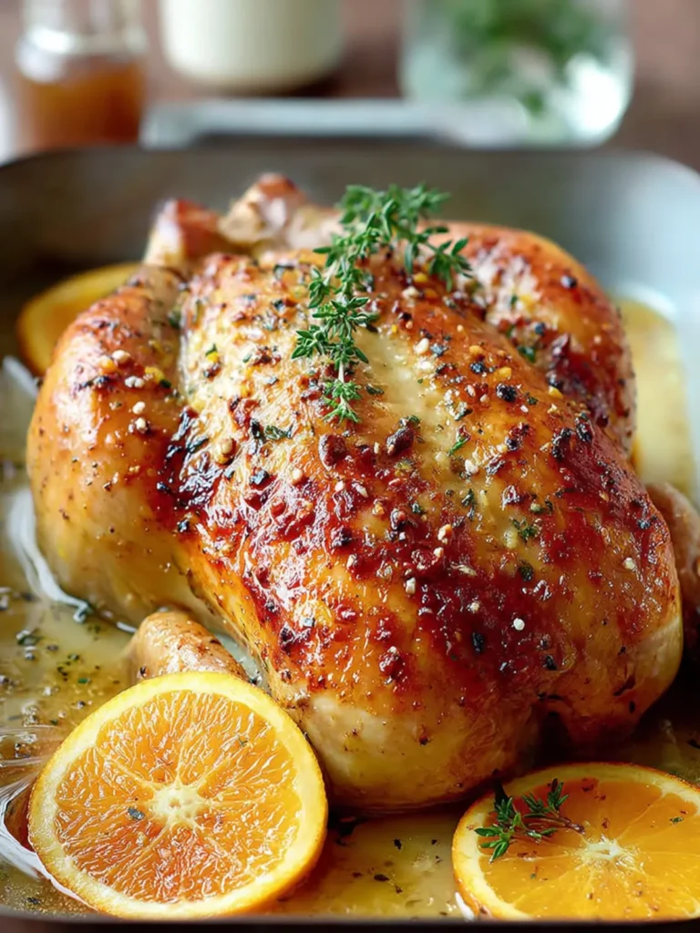 Flavorful Roasted Orange Chicken - Succulent Recipes Delight First Image