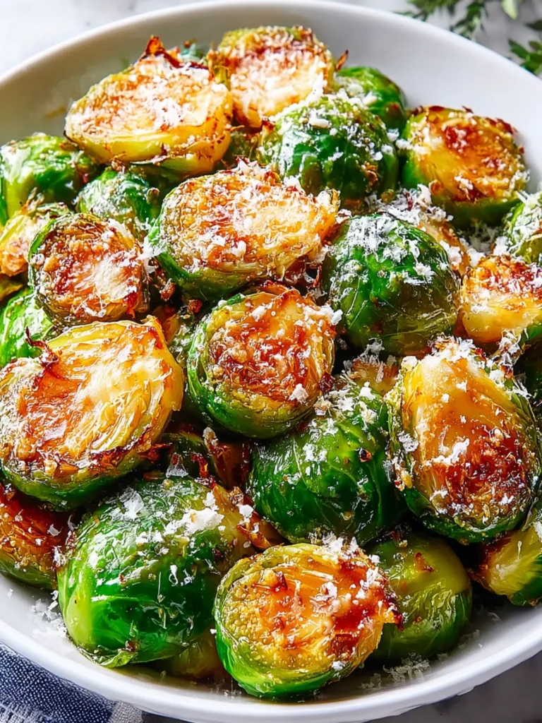 Irresistible Parmesan Brussels Sprouts Recipe for Veggie Lovers First Image