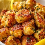 Air Fryer Lemon Chicken Bites Recipe First Image