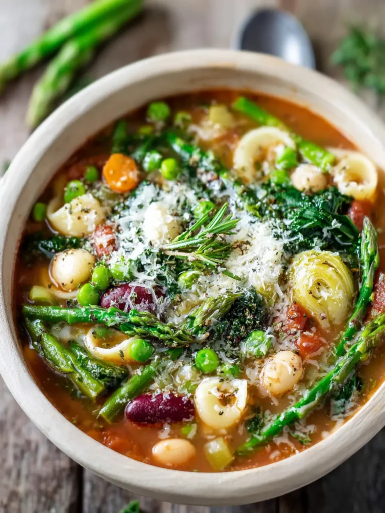 Best Spring Minestrone Soup Recipe First Image