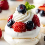 Indulge in Berries & Cream Gluten-Free Pavlova Nests First Image