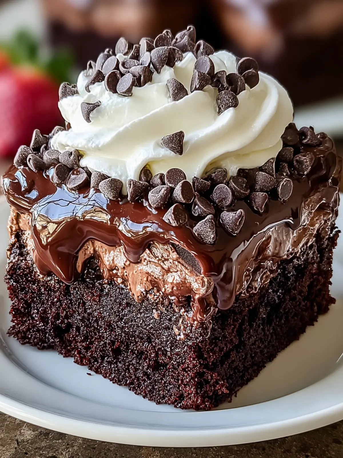 Chocolate Fudge Brownie Cake – Rich, Moist & Ultra Indulgent Dessert First Image