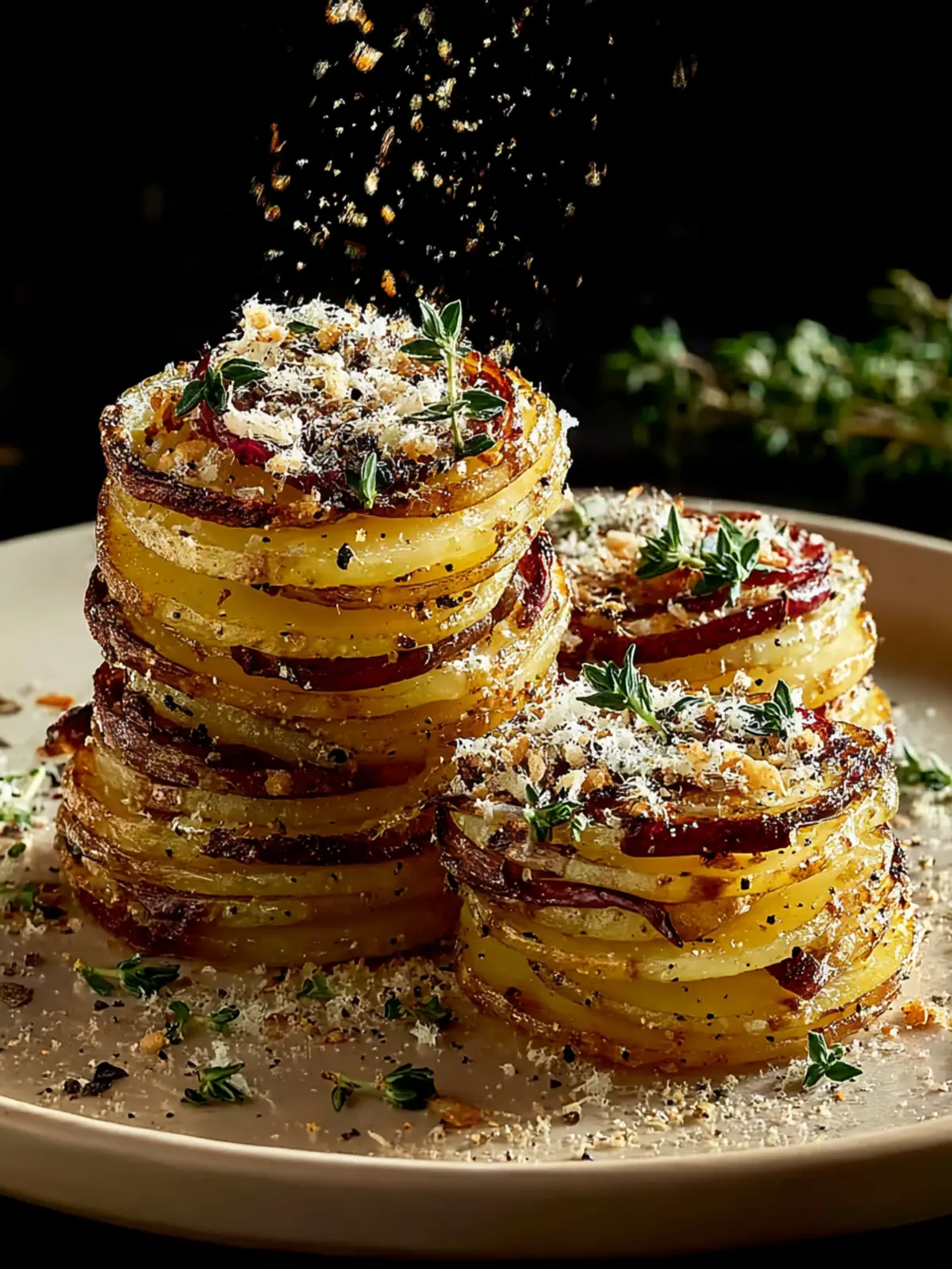 Truffle Parmesan Potato Stacks First Image