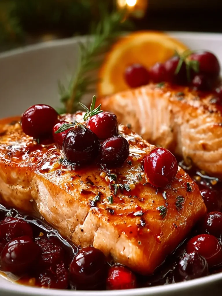 Cranberry Orange Glazed Salmon: Quick, Gourmet Delight at Home First Image