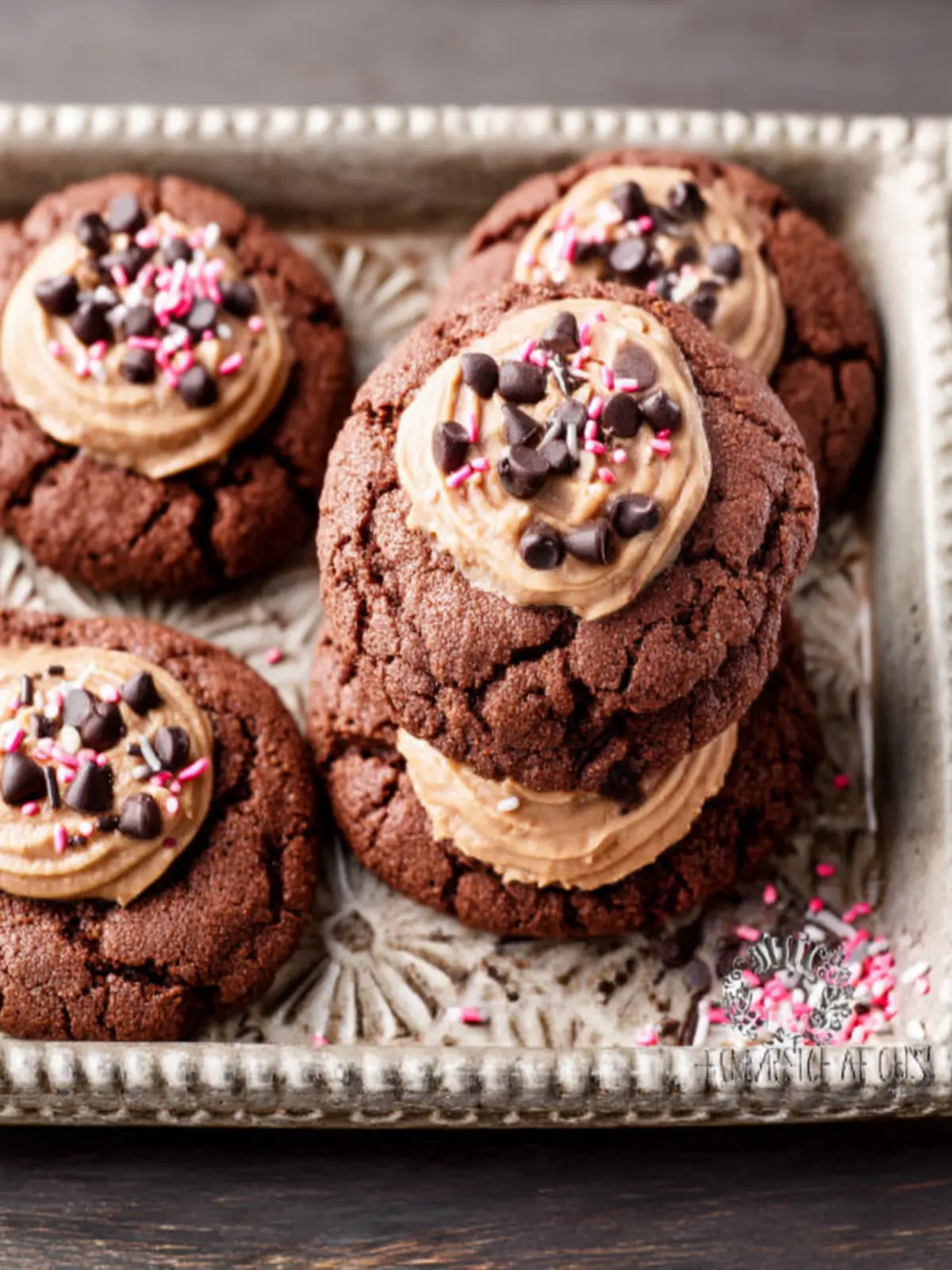 Soft Chocolate Sugar Cookies First Image