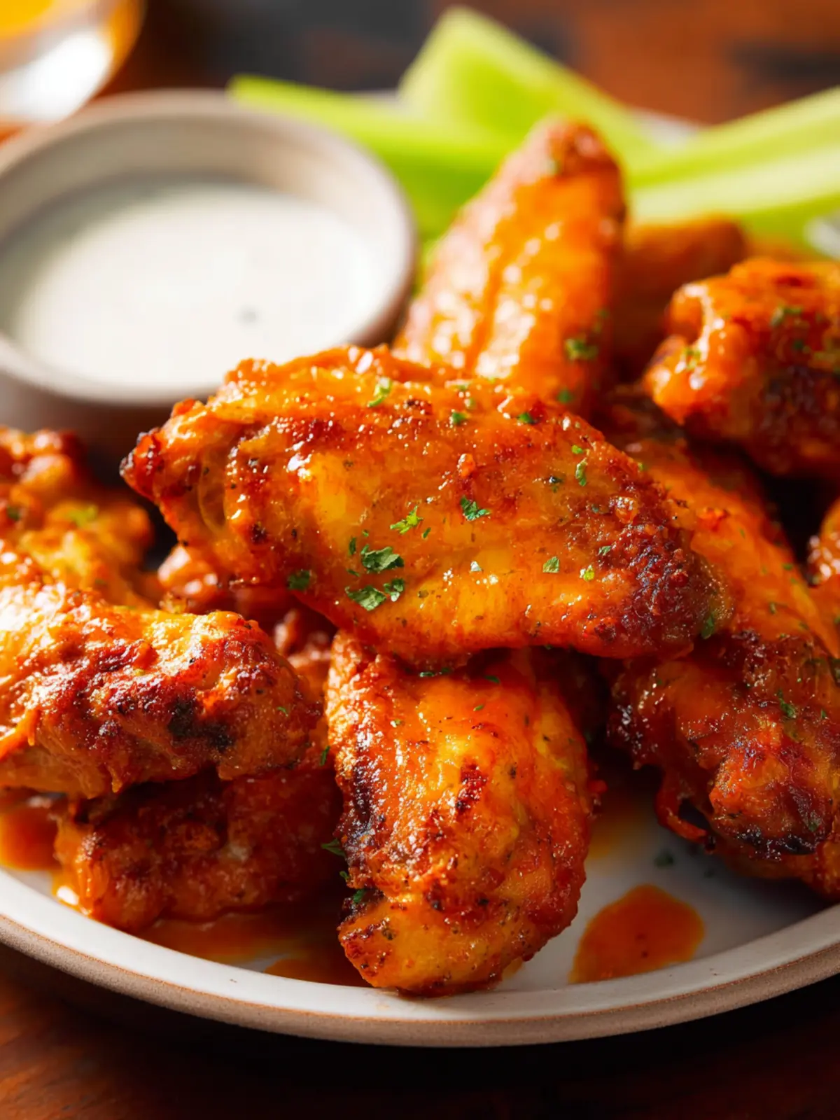 Air Fryer Buffalo Wings Recipe First Image