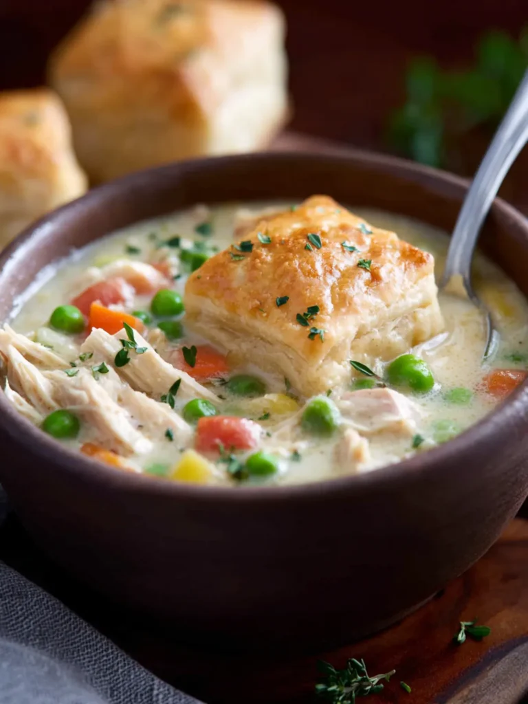 Chicken Pot Pie Soup First Image