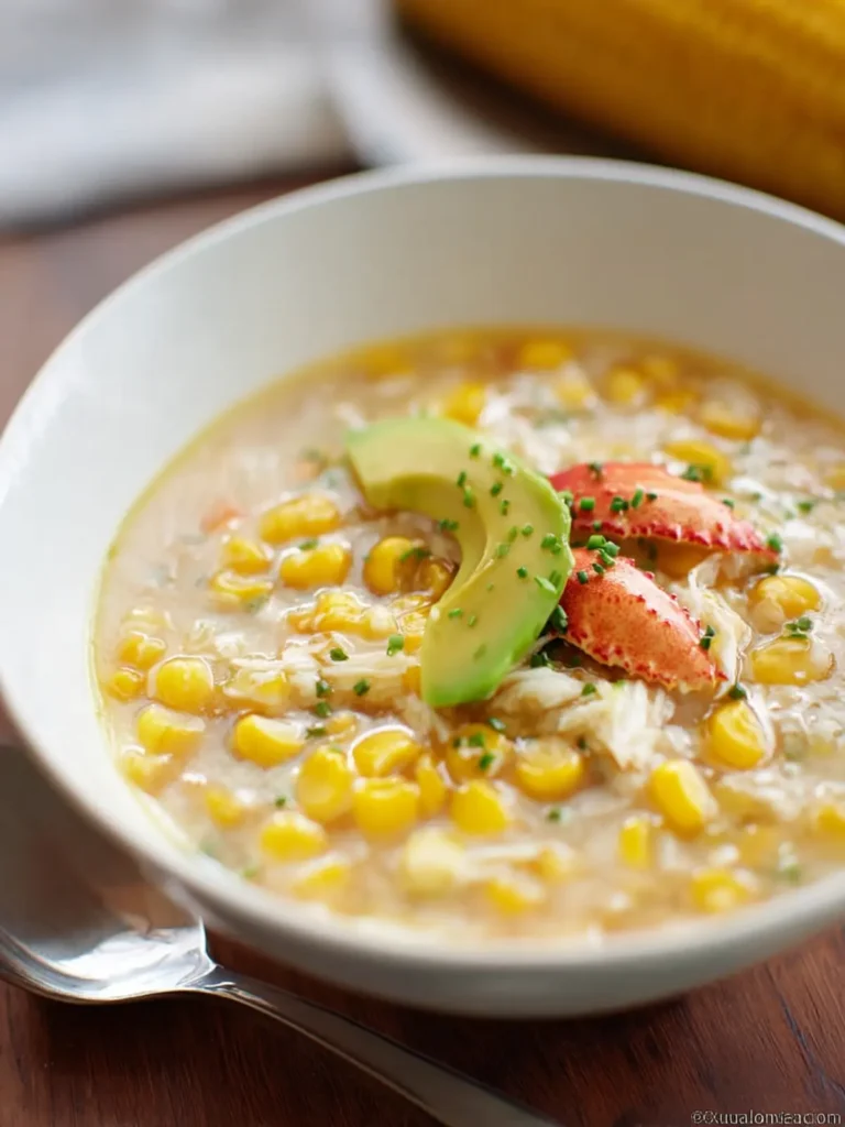 Crab and Corn Soup First Image
