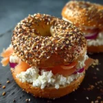 Quick and Easy Protein Bagels with Cottage Cheese First Image