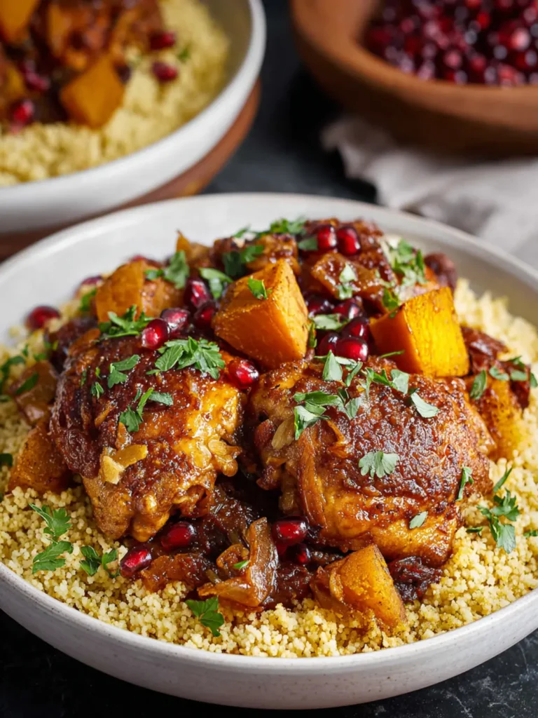 Slow Cooker Moroccan Chicken Thighs First Image