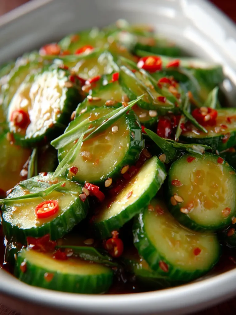Spicy Asian-Style Cucumber Salad First Image