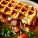 Waffle Grilled Cheese First Image