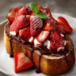 Chocolate Strawberry Brioche Toast: A Luxurious Breakfast That Feels Like Dessert First Image