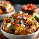 Loaded Taco Potato Bowls: Crispy, Cheesy & Easy Dinner First Image