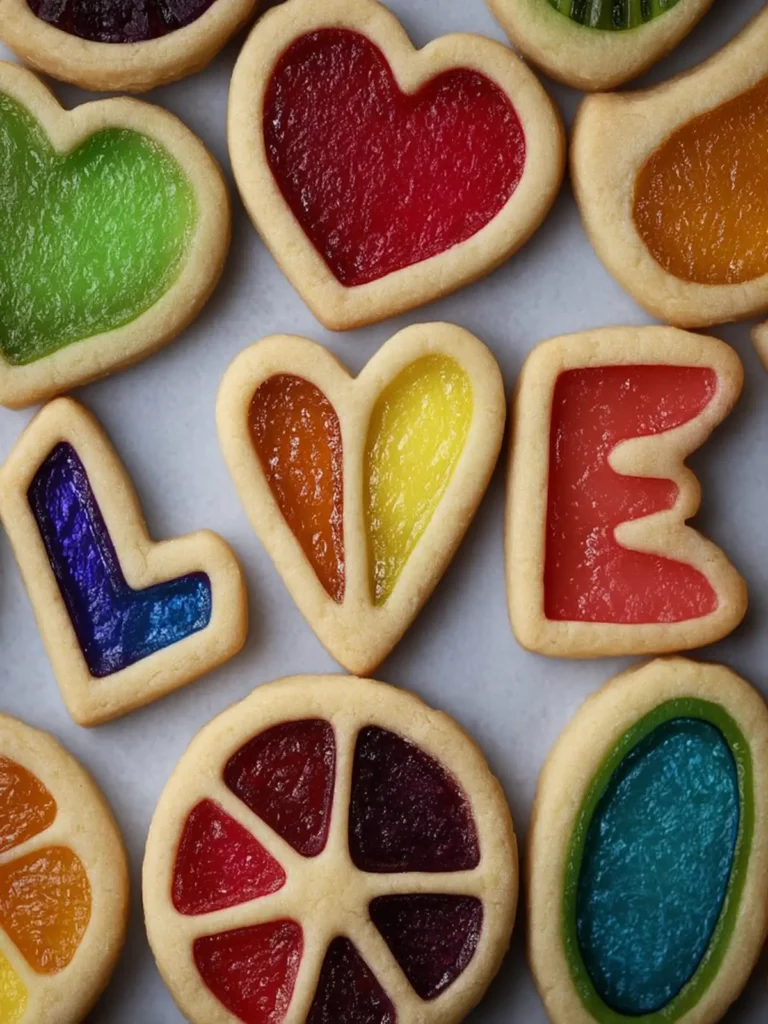 Stained Glass Cookies First Image