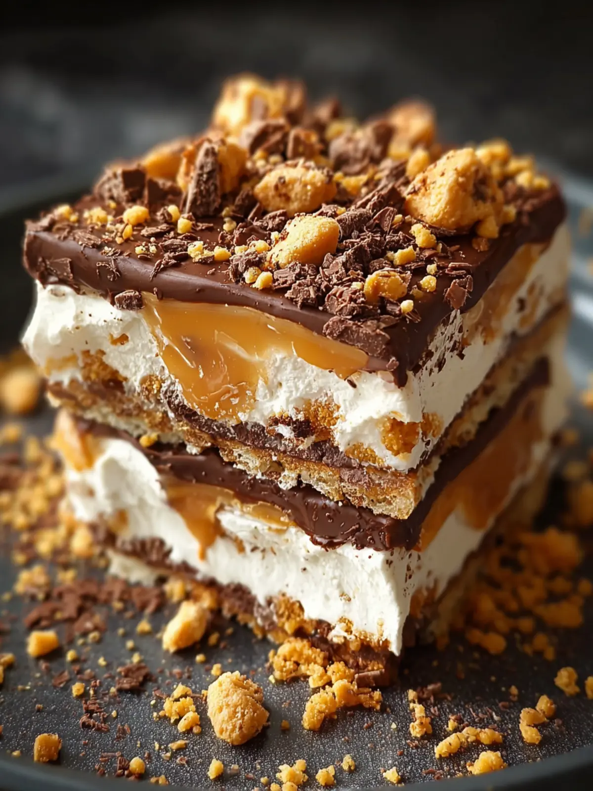 Irresistible Butterfinger Delight – No-Bake Bliss in 20 Minutes First Image