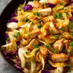 Easy Chicken and Cabbage Stir Fry First Image