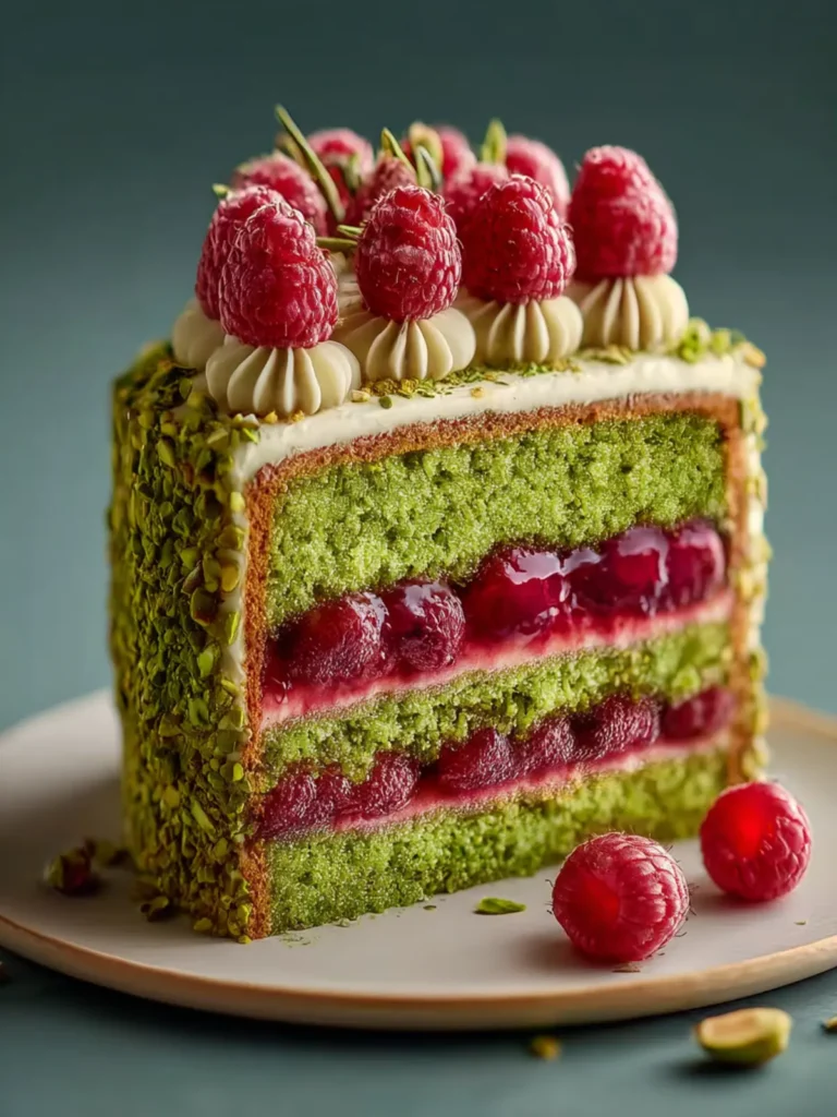 Pistachio Raspberry Cake: A Bakery-Style Showstopper You Can Make at Home First Image