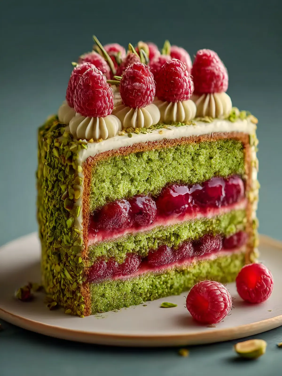 Pistachio Raspberry Cake: A Bakery-Style Showstopper You Can Make at Home First Image