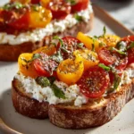 Savory Ricotta & Tomato Breakfast Toast: The Perfect Balance of Comfort and Freshness First Image