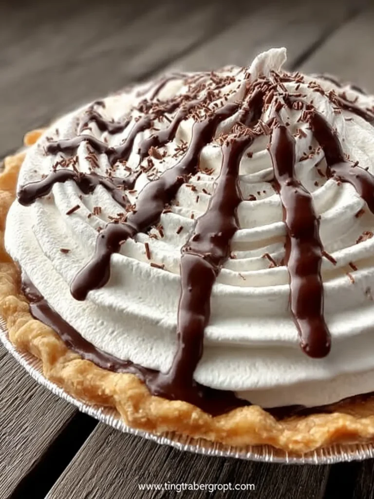 Whipped Chocolate Cream Pie First Image