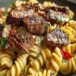Irresistible Garlic Butter Steak Pasta Recipe for Dinner First Image