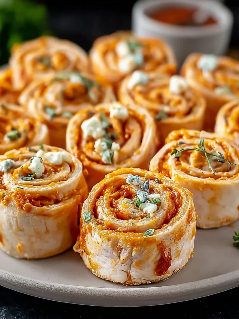 Irresistible Buffalo Chicken Pinwheels for Game Night First Image