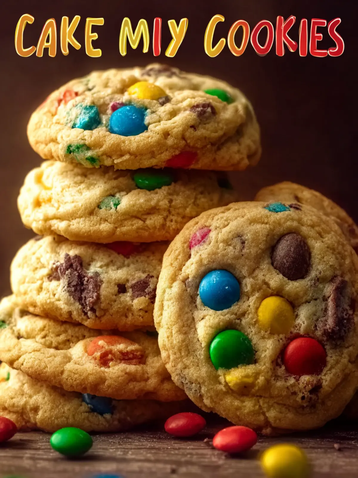 Cake Batter M&M Cookies First Image