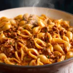 Creamy Beef and Shells (one pot!) First Image