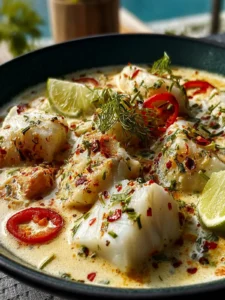Creamy Coconut White Fish Stew First Image