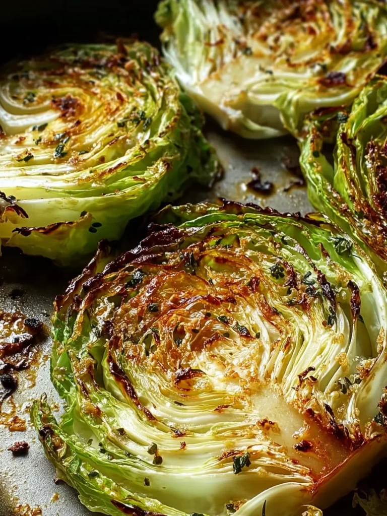 Garlic Butter Roasted Cabbage Steaks: Easy & Delicious First Image