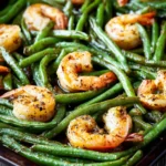 Green Beans and Shrimp (Sheet Pan Meal) First Image