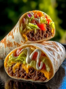 Homemade Big Mac Wraps First Image