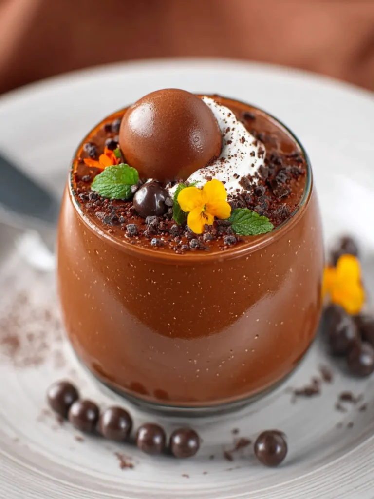 Chocolate Egg Pudding First Image