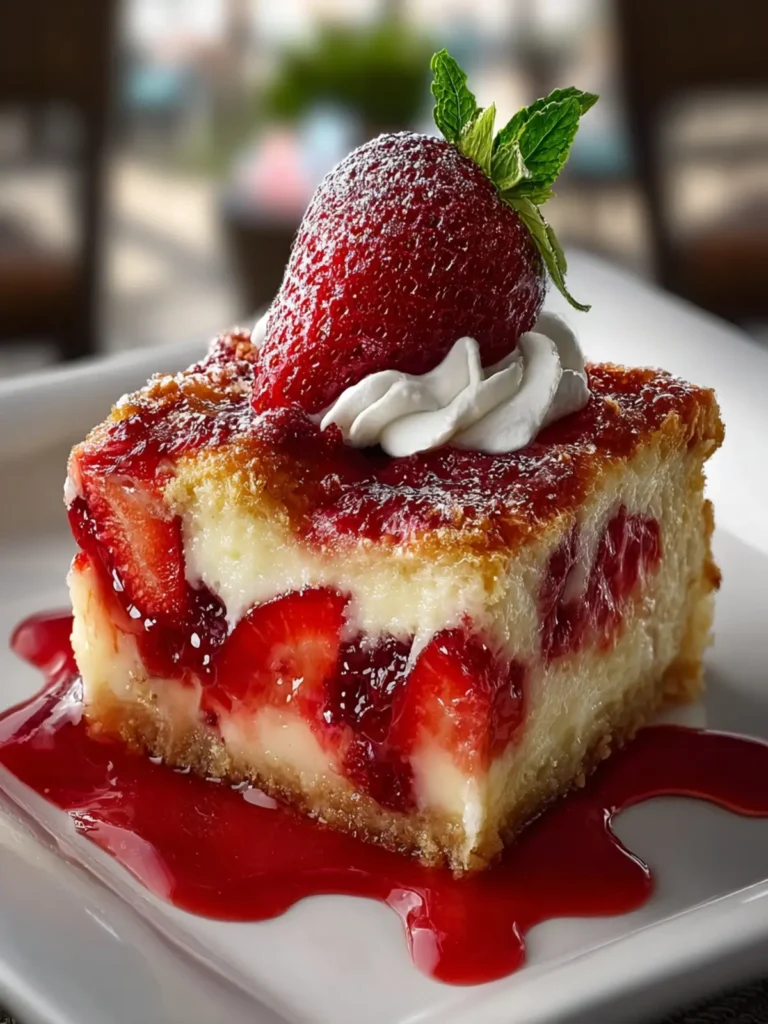 Donna Wood Strawberry Cheesecake Dump Cake First Image